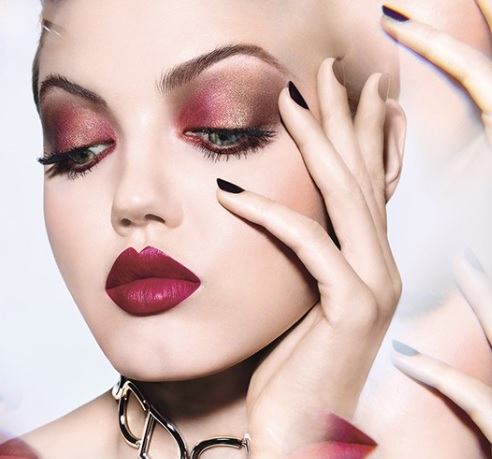 trendy w makijażu Dior na święta